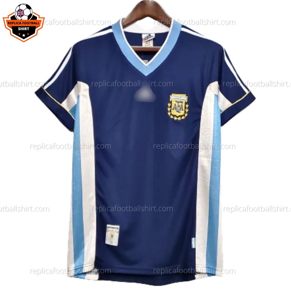 Retro Argentina Away Replica Football Shirt 1998 - front view