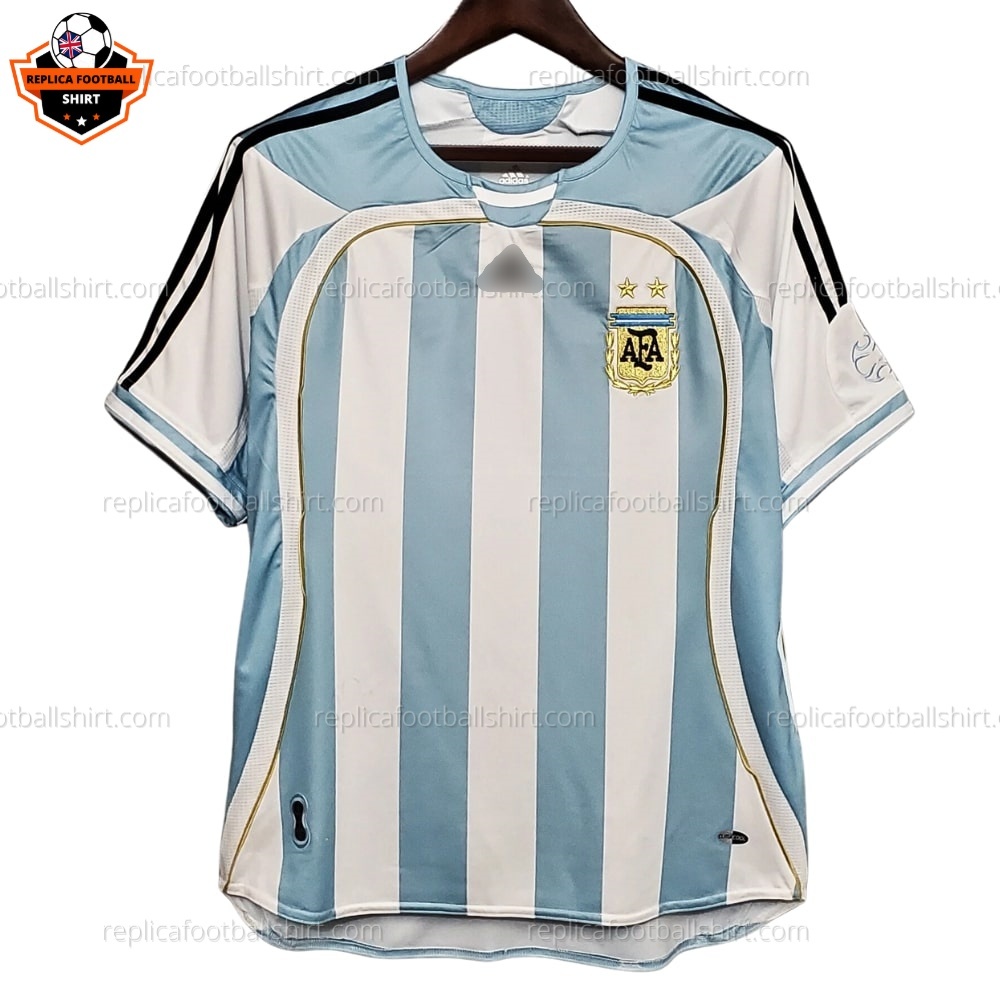 Retro Argentina Home Replica Football Shirt 2006 - front view
