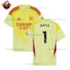 Arsenal Goalkeeper Men Replica Football Shirt 2025/26 RAYA 1 Printed Full View