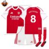 Arsenal Home Kid Replica Football Kit 2025/26 ØDEGAARD 8 Printed Full View