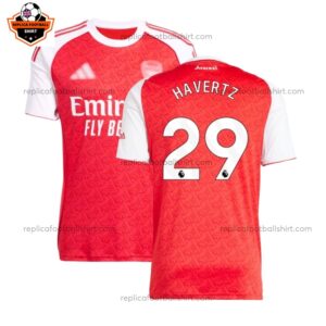 Arsenal Home Men Replica Football Shirt 2025/26 HAVERTZ 29 Printed Full View