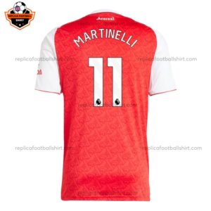 Arsenal Home Men Replica Football Shirt 2025/26 MARTINELLI 11 Printed Full View