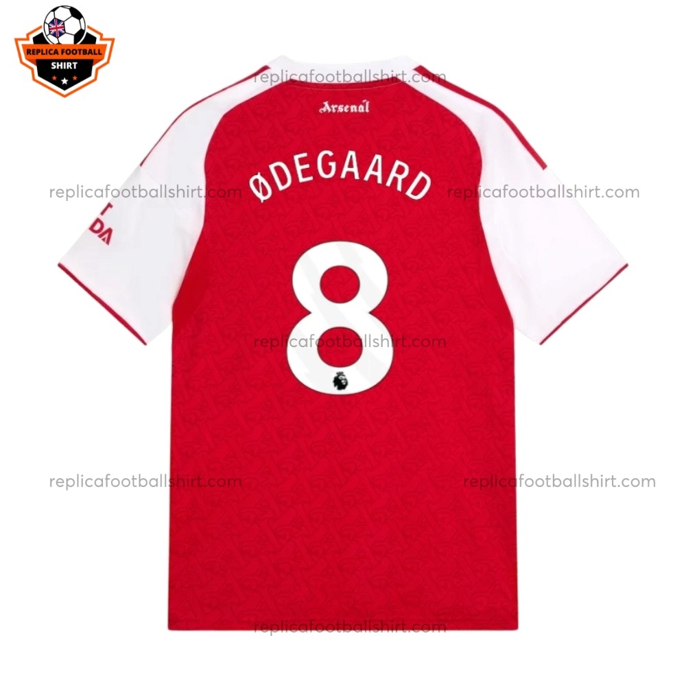 Arsenal Home Kid Replica Football Kit 2025/26 ØDEGAARD 8 Printed Back View