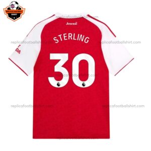 Arsenal Home Kid Replica Football Kit 2025/26 Sterling 30 Printed Back View