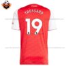 Arsenal Home Men Replica Football Shirt 2025/26 TROSSARD 19 Printed Back View