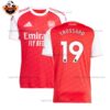 Arsenal Home Men Replica Football Shirt 2025/26 TROSSARD 19 Printed Full View