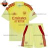 Arsenal Yellow Goalkeeper Kid Replica Football Kit 2025/26 - Front View
