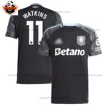 Aston Villa Away Men Replica Football Shirt 2025/26 WATKINS 11 Printed