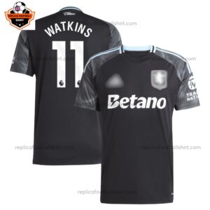 Aston Villa Away Men Replica Football Shirt 2025/26 WATKINS 11 - Over View