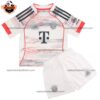 Bayern Munich Away Kid Replica Football Kit 2025/26 - Front View