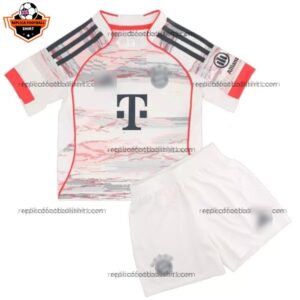 Bayern Munich Away Kid Replica Football Kit 2025/26 - Front View