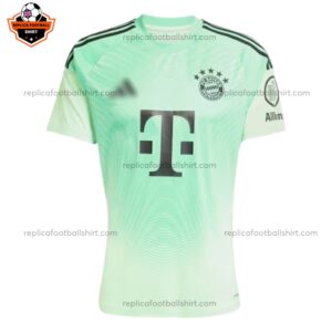 Bayern Munich Green Goalkeeper Men Replica Football Shirt 2025/26 Front View