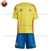 Colombia Home for Men and Kid Replica Football Kit 2024/25 - Front View