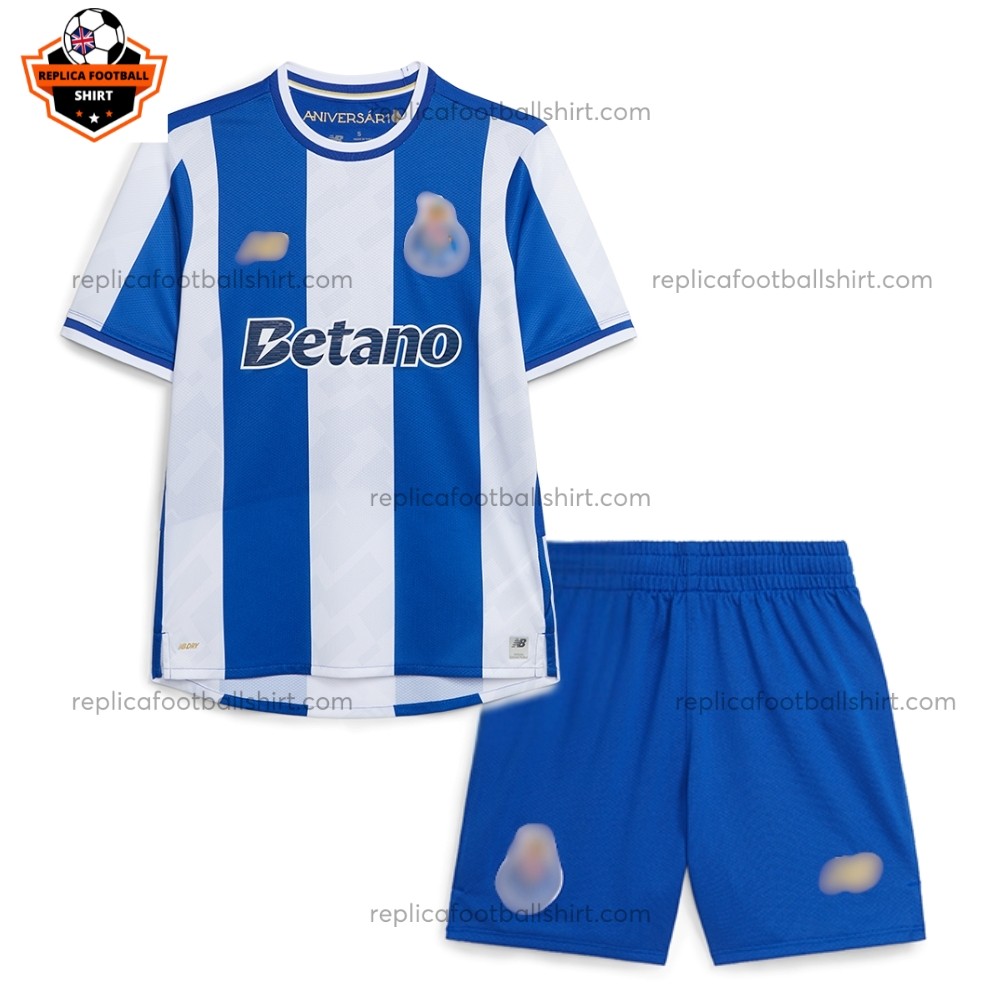 FC Porto Home Kid Replica Football Kit 2025/26 Front View