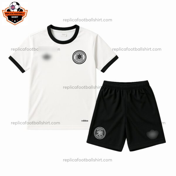 Germany White 125th Anniversary Kid Replica Football Kits 2025/26 - Front VIew