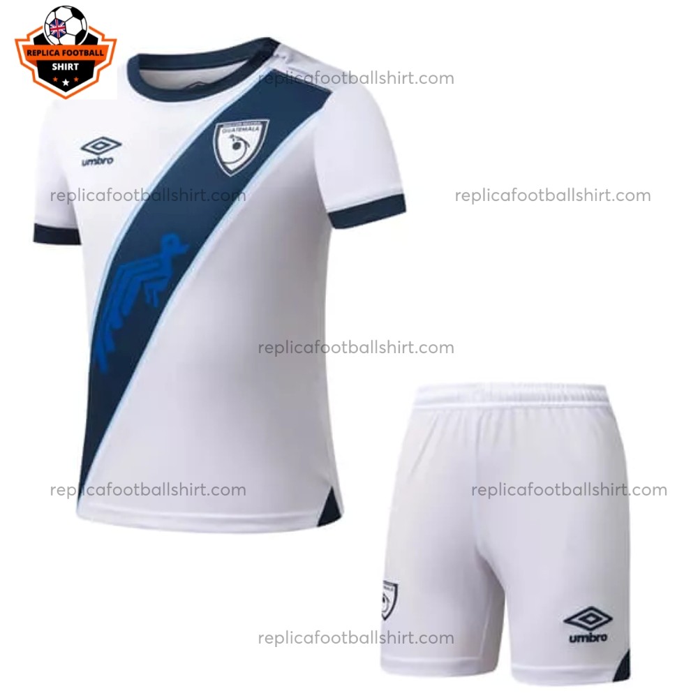 Guatemala Home Kid Replica Football Kit 2025/26 Front View