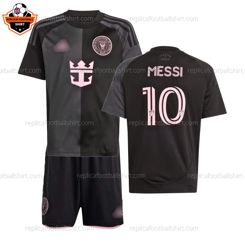 Inter Miami MESSI 10 Away Kid Replica Football Kit 2025/26 - Over View