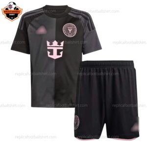 Inter Miami Away Men And Kid Replica Football Kit 2025/26 - Front View