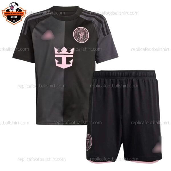 Inter Miami Away Men And Kid Replica Football Kit 2025/26 - Front View