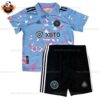 Inter Miami Training Blue Kid Replica Football Kit 2023/24 - Front View