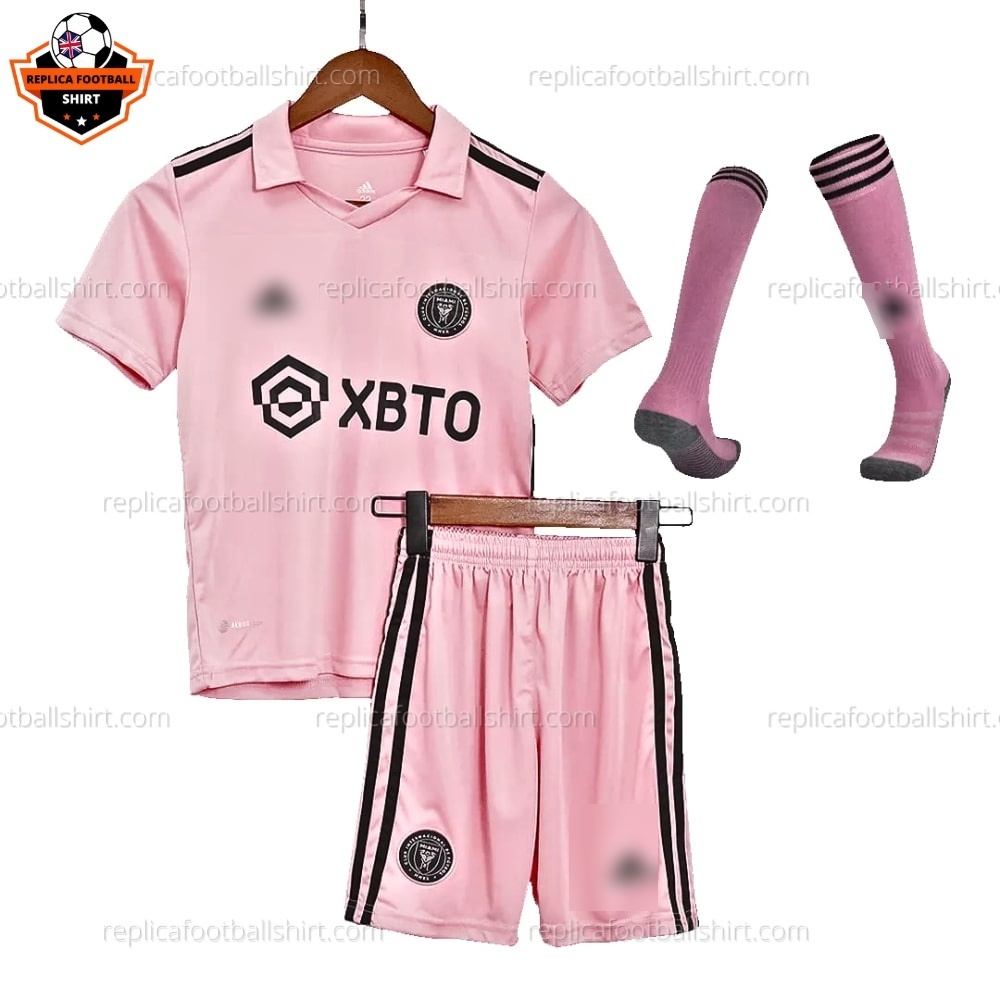 Inter Miami Home Kid Replica Football Kit 2023/24 - Front View