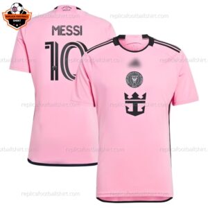 Inter Miami MESSI 10 Home Men Replica Football Shirt 2024/25 Printed - Over View