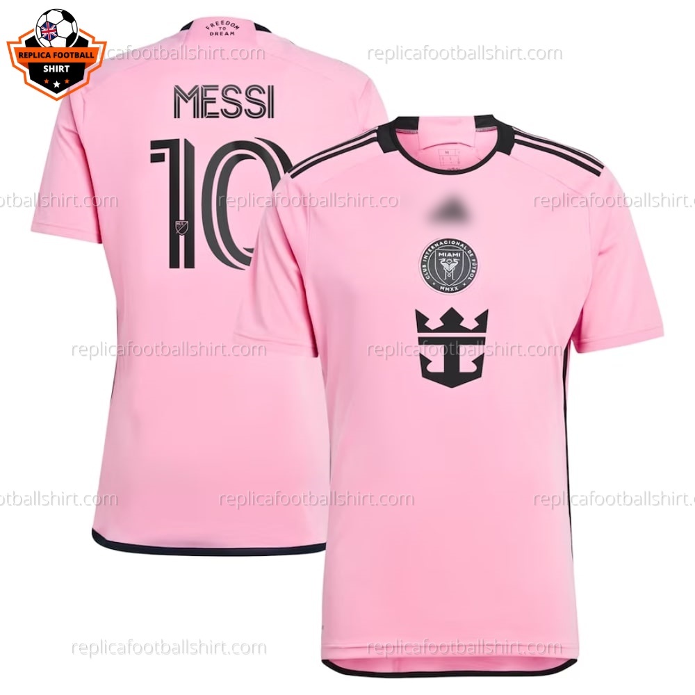 Inter Miami MESSI 10 Home Men Replica Football Shirt 2024/25 Printed - Over View