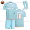 Inter Miami MESSI 10 Third Kid Replica Football Kit 2024/25 - Front View