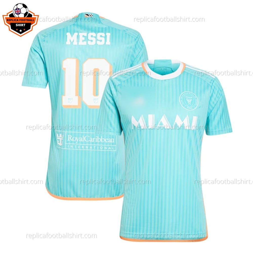 Inter Miami MESSI 10 Third Men Replica Football Shirt 2024/25 Printed - Over View