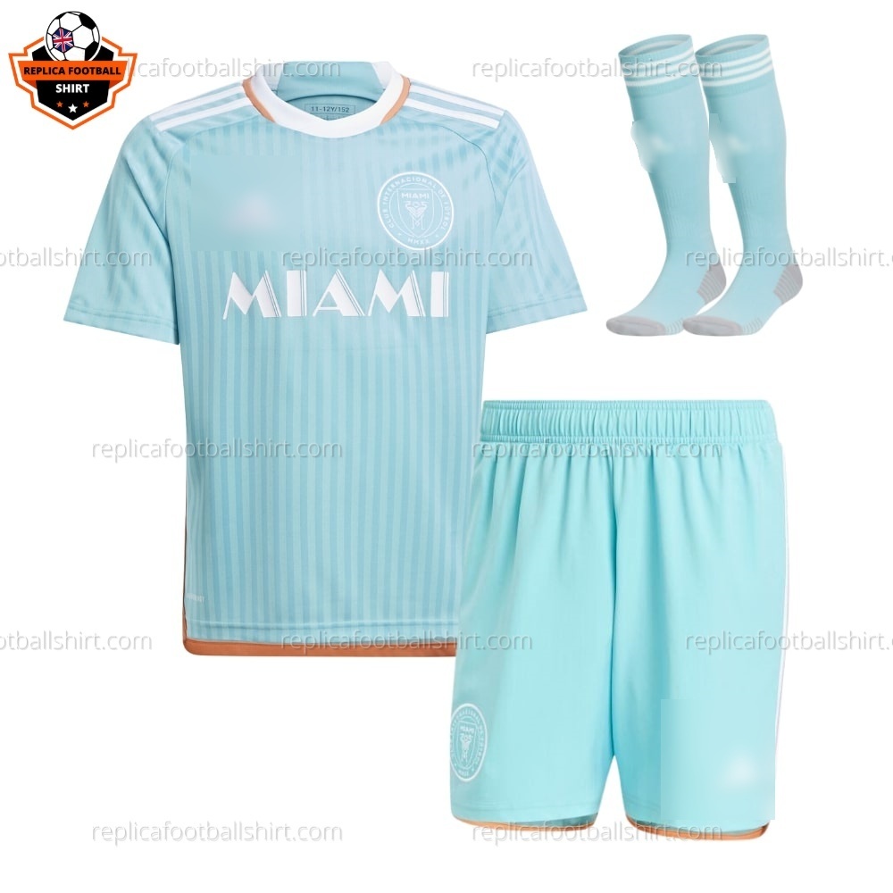 Inter Miami Third Kid Replica Football Kit 2024/25 - Front View