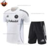 Inter Miami White Pre Match Training Men And Kid Replica Football Kit 2025/26 - Front View