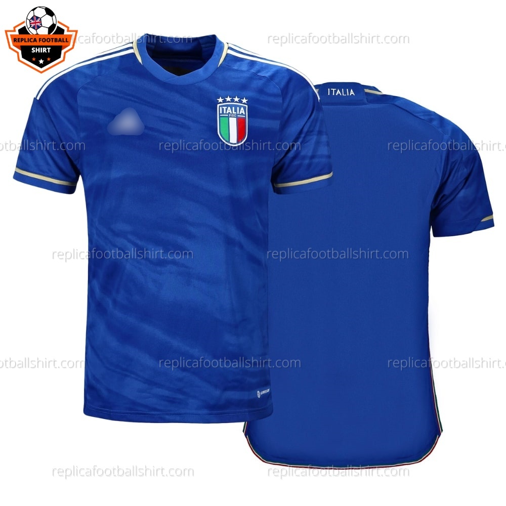 Italy Home Men Replica Football Shirt 2023 - Over View
