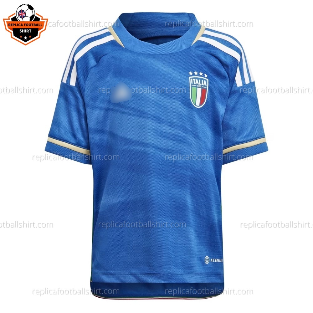 Italy Home Kids World Cup Replica Football Kit 2023 - Shirt