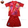 Italy Goalkeeper Red Kid Replica Football Kit 2024/25 - Front View