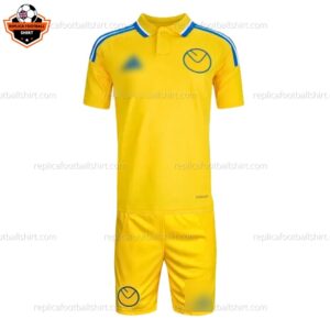 Leeds United Away Kid Replica Football Kit 2024/25 - Front View