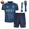 Leeds United Away Kid Replica Football Kit 2023/24 - Front View