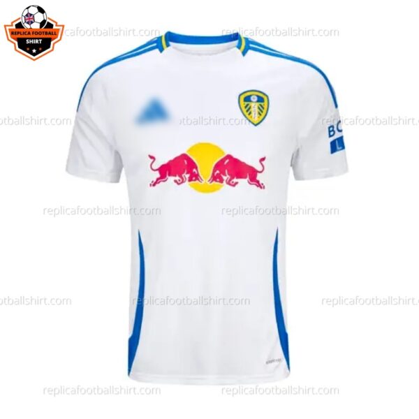 Leeds United Home Men Replica Football Shirt 2024/25 - Front View