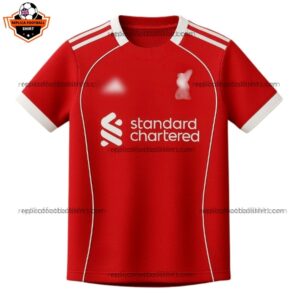 Liverpool Home Men Replica Football Shirt 2025/26 - Front View