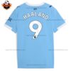 Manchester City HAALAND 9 Home Men Replica Football Shirt 2025/26 Printed Back View