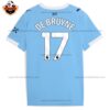 Manchester City DE BRUYNE 17 Home Men Replica Football Shirt 2025/26 Printed Back View