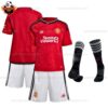 Manchester United Home Kid Replica Football Kit 2023/24 - Over View