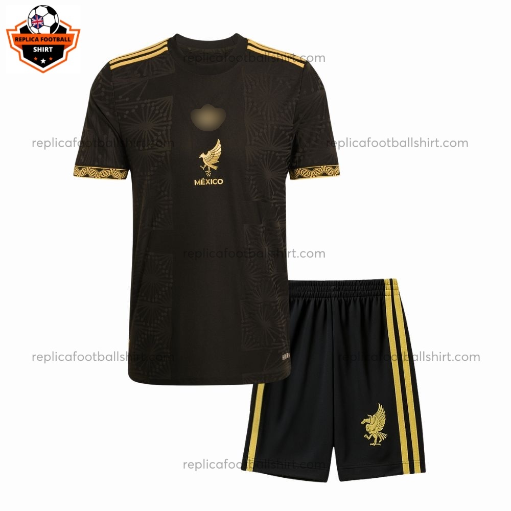 Mexico Golden Cup Special Edition Kid Replica Football Kit 2025/26 - Front View