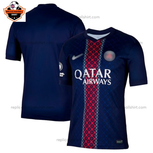 Paris Saint Germain Home Men Replica Football Shirt 2025/26 Full View