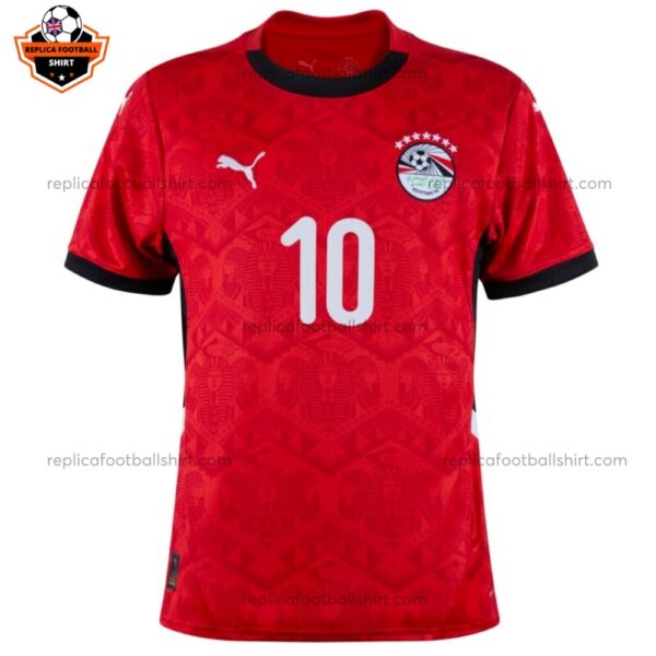 Egypt Home Men Replica Football Shirt 2025/26 M.SALAH 10 Printed Front View
