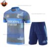 Real Madrid Blue Training Kid Replica Football Kit 2025/26 - Front View