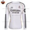 Real Madrid Home Men Replica Football Shirt Long Sleeves 2025/26 Front View