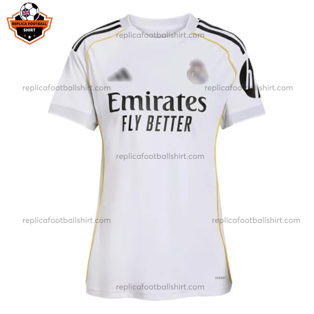Real Madrid Home Women Replica Football Shirt 2025/26 Front View