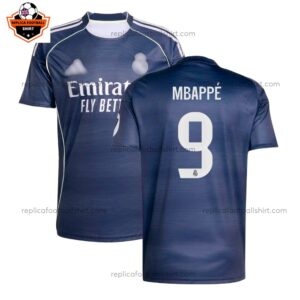 Real Madrid MBAPPE 9 Away Men Replica Football Shirt 2025/26 Full View