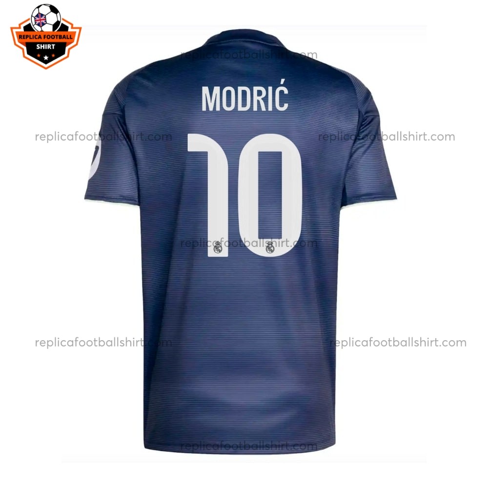 Real Madrid MODRIĆ 10 Away Men Replica Football Shirt 2025/26 Back View