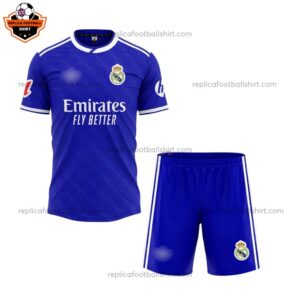 Real Madrid Third Kid Replica Football Kit 2025/26 - Front View